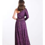 Maxi Saten Forema Purple Zebra 1